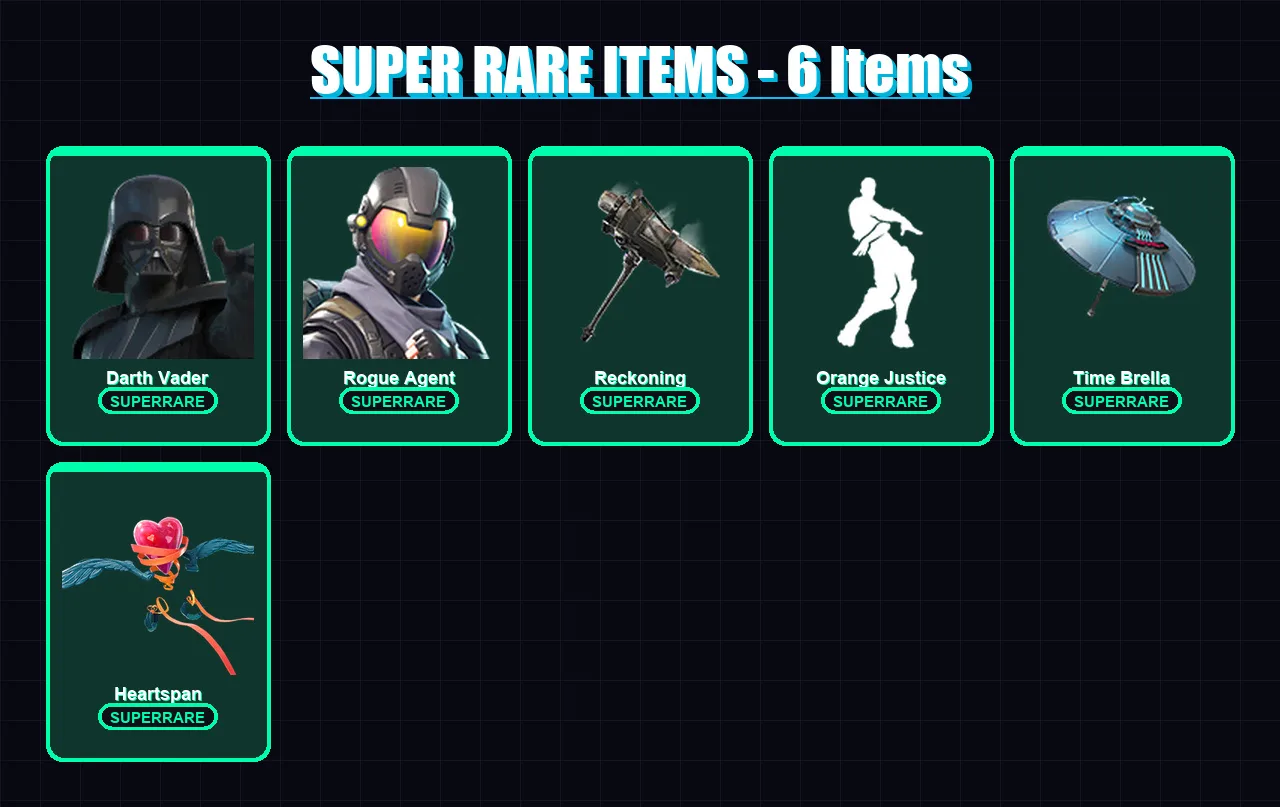 [PS4/PS5/XBOX/PC] | Darth Vader | Rogue Agent | Sentinel | Valor | Malice | 174 skin | 153 pickaxe | 159 emote | 153 glider | Lv2416