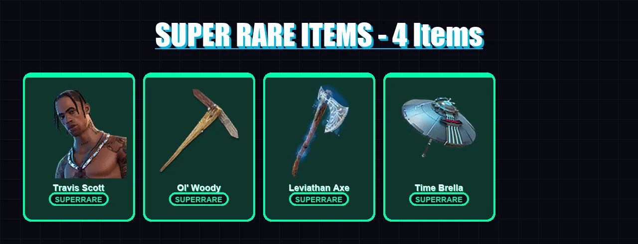 [PC/PSN] | Travis Scott | Valeria | Peter Griffin | Mandalorian | Midas | 120 skin | 127 pickaxe | 96 emote | 95 glider | Lv2109