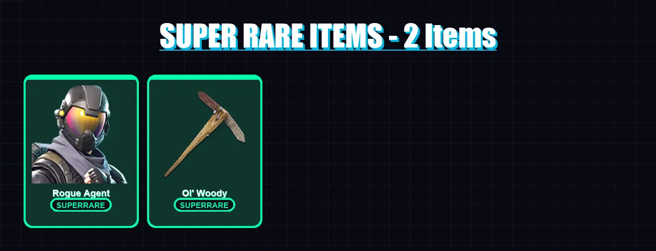 [PC/PSN] | Rogue Agent | Fusion | Eternal Knight | Ultima Knight | Deadpool | 88 skin | 110 pickaxe | 109 emote | 127 glider | Lv2158