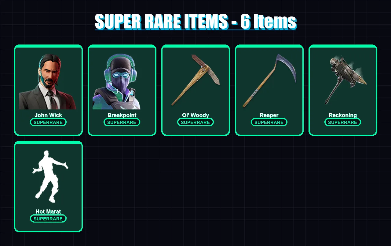 [PC/PSN] | John Wick | Breakpoint | The Scientist | The Prisoner | Catalyst | 158 skin | 133 pickaxe | 137 emote | 107 glider | Lv1614 — Fortnite account