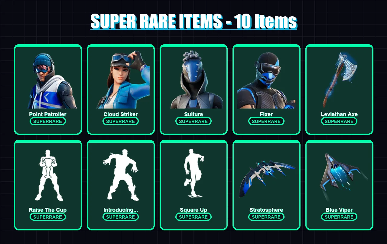 [PC/XBOX/PSN] | Point Patroller | Cloud Striker | Sultura | Fixer | Gear Specialist Maya | 64 skin | 64 pickaxe | 65 emote | 54 glider | Lv1135