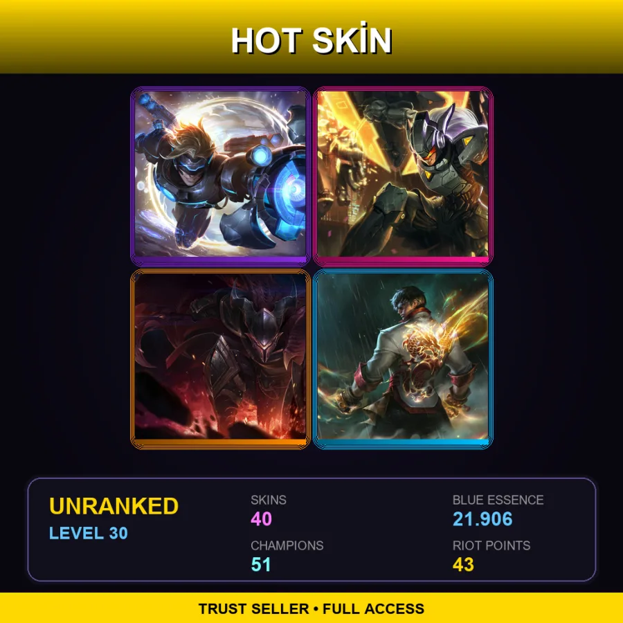 LAS | Lv30 | Unranked | 40 Skin | 51 Champ — Creator Viktor