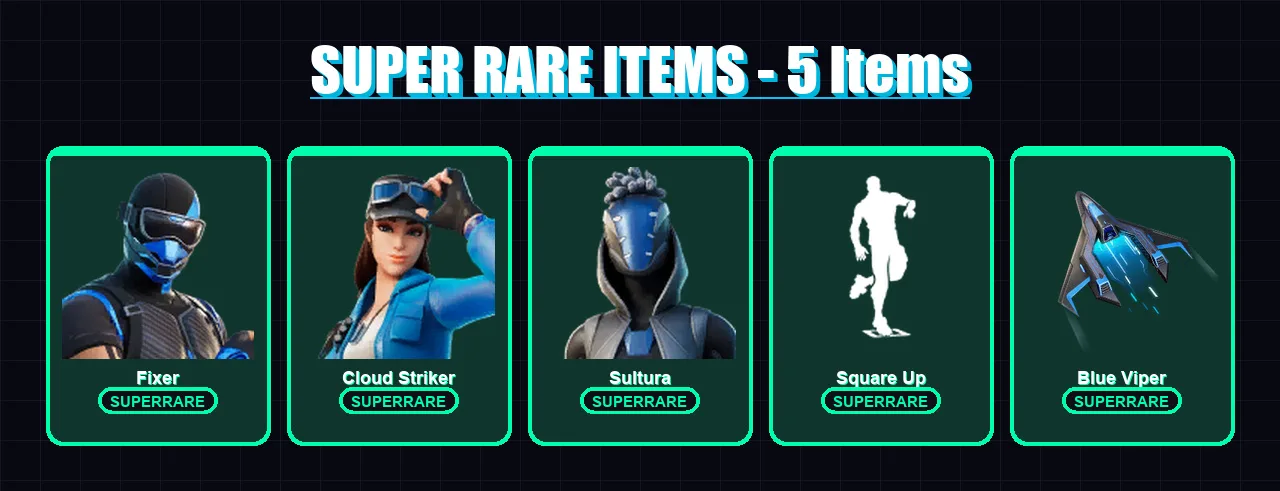 [PC/XBOX] | Fixer | Cloud Striker | Sultura | Fade | Deadpool | 24 skin | 44 pickaxe | 29 emote | 36 glider | Lv520