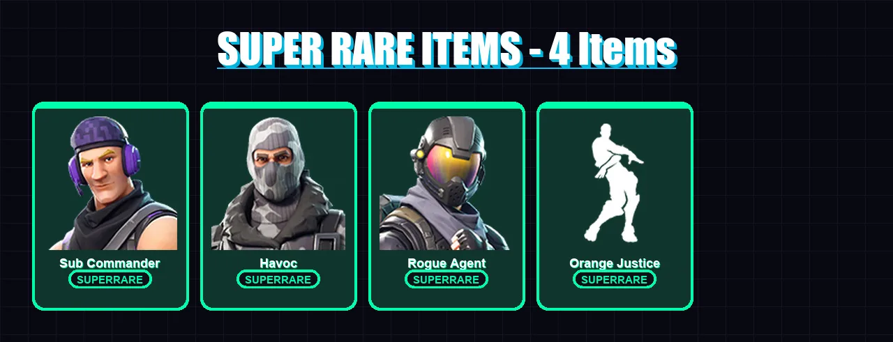 [PC/XBOX/PSN] | Sub Commander | Havoc | Rogue Agent | Drift | Valor | 10 skin | 9 pickaxe | 14 emote | 13 glider | Lv218