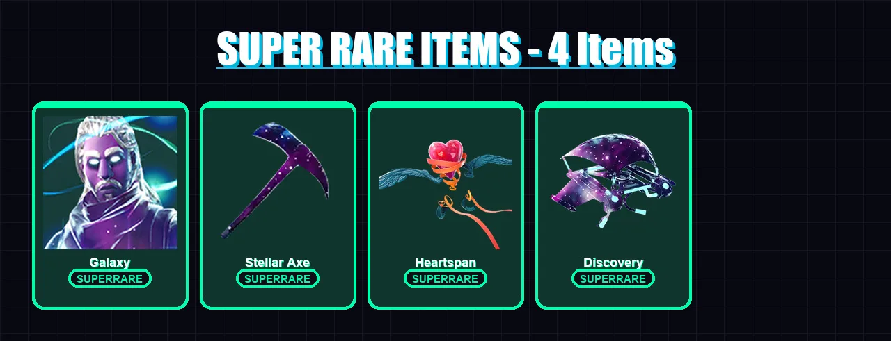 [PC/XBOX/PSN] | Galaxy | The Scientist | Midas | Fade | Blackheart | 49 skin | 53 pickaxe | 52 emote | 56 glider | Lv744 — Fortnite account