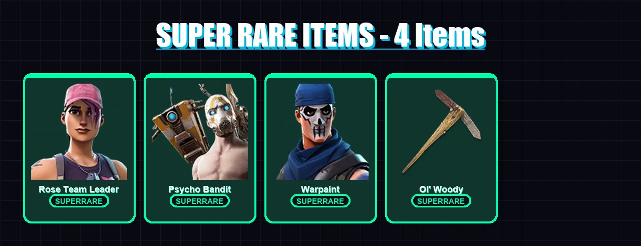 [PC/PSN] | Rose Team Leader | Psycho Bandit | Warpaint | Gear Specialist Maya | Midas | 70 skin | 73 pickaxe | 61 emote | 62 glider | Lv886 — Fortnite account