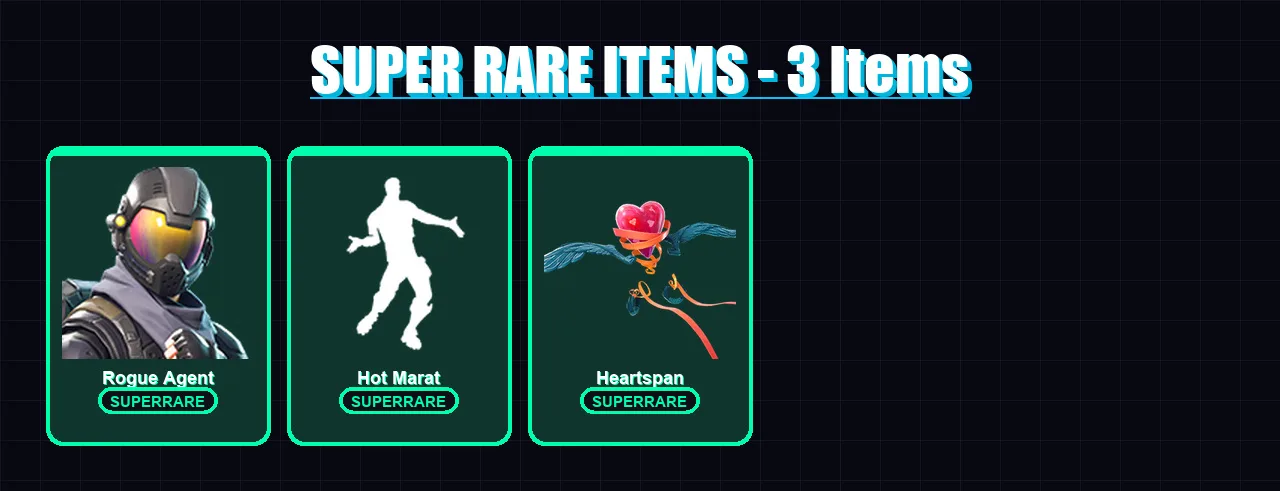 [PS4/PS5/XBOX/PC] | Rogue Agent | The Prisoner | Zenith | Blackheart | Lynx | 16 skin | 13 pickaxe | 18 emote | 14 glider | Lv98