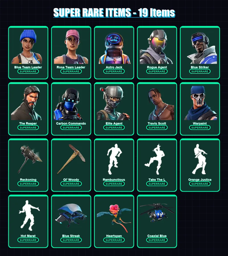 [PS4/PS5/XBOX/PC] | Blue Team Leader | Rose Team Leader | Astro Jack | 172 skin | Lv1497