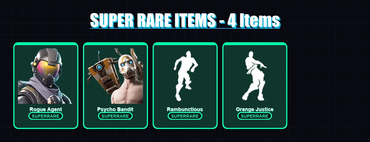 [PC/XBOX/PSN] | Renegade Raider | Rogue Agent | Omega | Psycho Bandit | Drift | 101 skin | 132 pickaxe | 110 emote | 95 glider | Lv1542