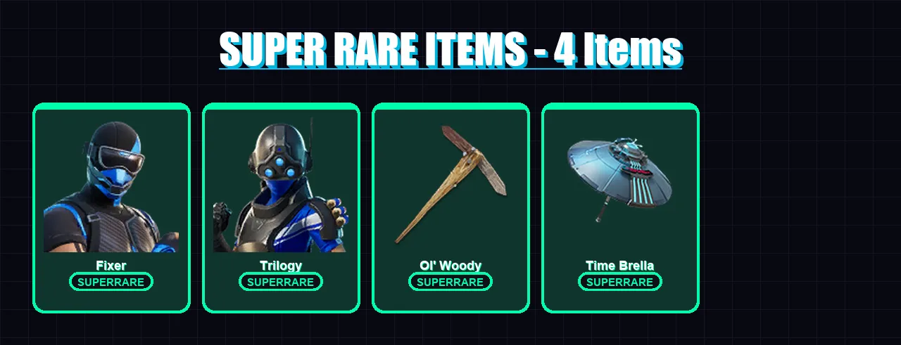 [PS4/PS5/XBOX/PC] | Fixer | Trilogy | The Imagined | Ronin | Gear Specialist Maya | 108 skin | 109 pickaxe | 78 emote | 102 glider | Lv1207