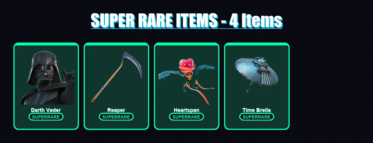 [PC/XBOX/PSN] | Darth Vader | Deadpool | Blaze | Kado Thorne | Omegarok | 133 skin | 183 pickaxe | 119 emote | 168 glider | Lv2401