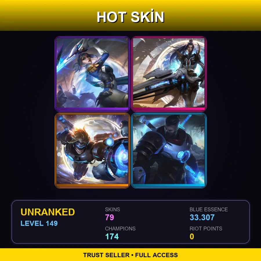 VN | Lv149 | Unranked | 79 Skin | 174 Champ — Winterblessed Diana