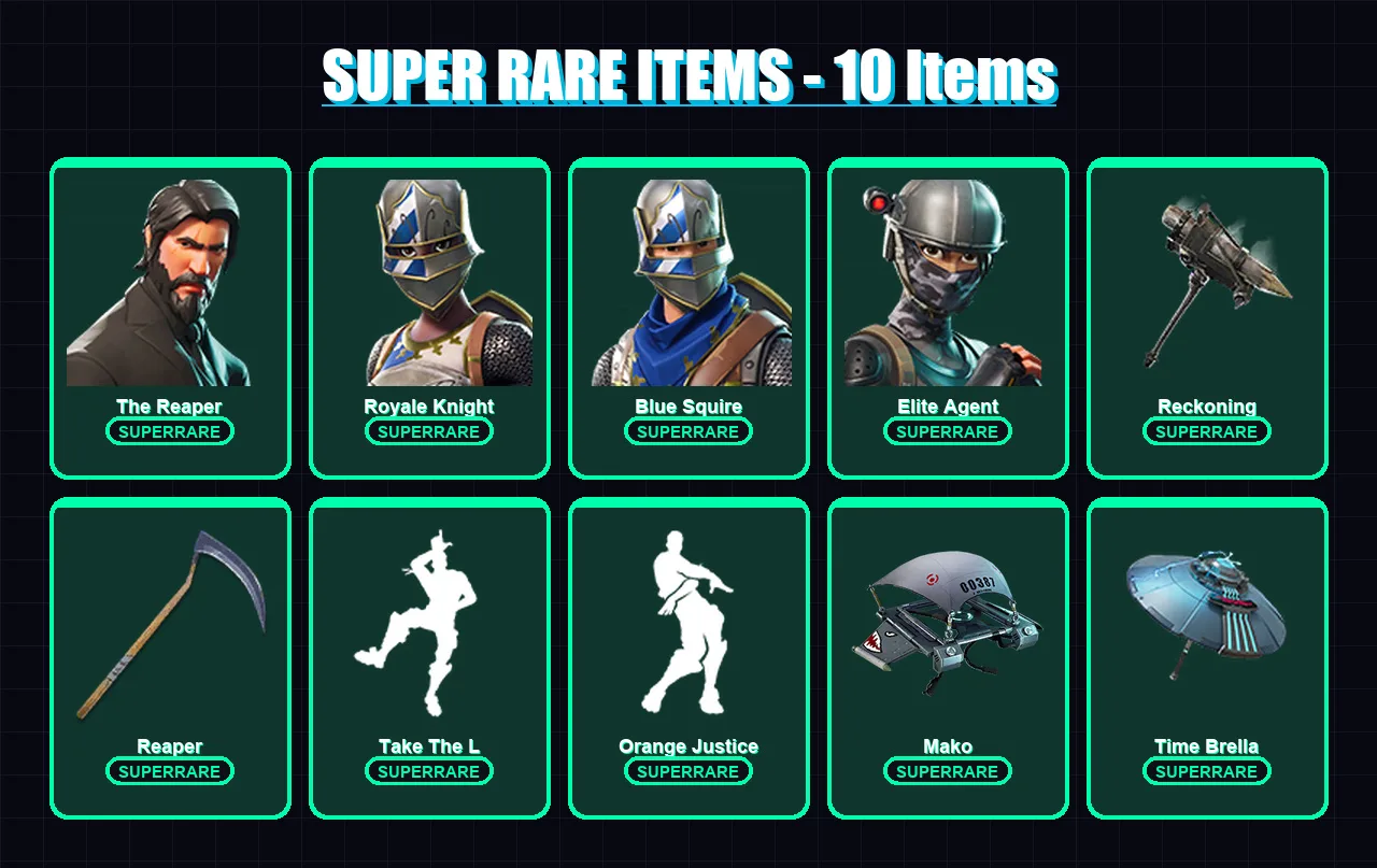 [PC/XBOX/PSN] | OG Skull Trooper | The Reaper | Royale Knight | Blue Squire | Elite Agent | 33 skin | 28 pickaxe | 26 emote | 24 glider | Lv308