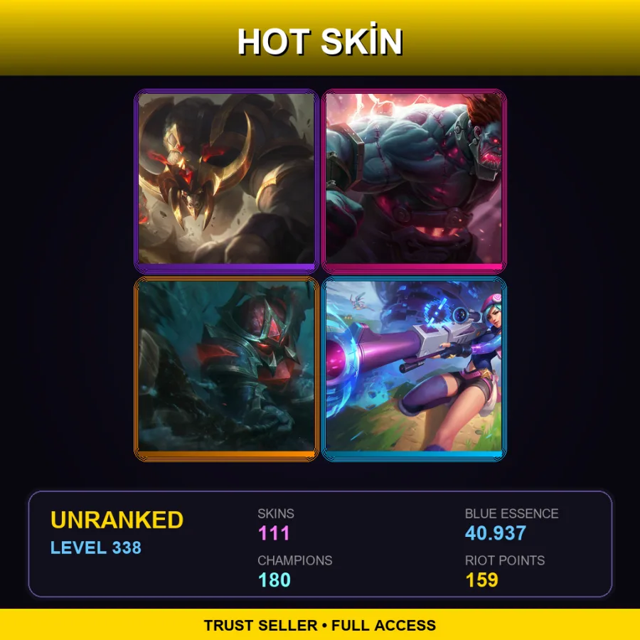 SG | Lv338 | Unranked | 111 Skin | 180 Champ — Battle Academia Garen