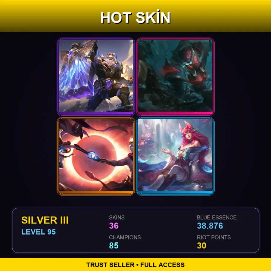 BR | Lv95 | Silver III | 36 Skin | 85 Champ