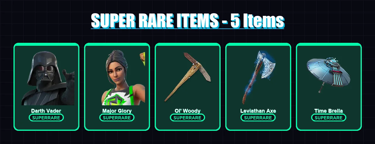 [PC/PSN] | Darth Vader | Major Glory | Midas | Ronin | Malik | 182 skin | 211 pickaxe | 194 emote | 166 glider | Lv3255