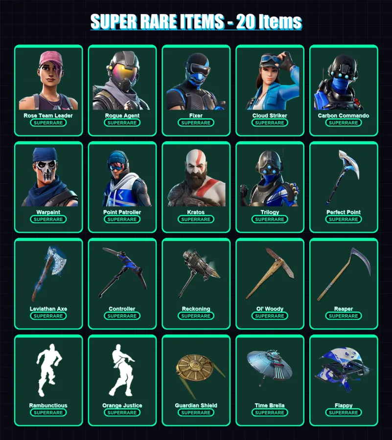 [PS4/PS5/XBOX/PC] | Rose Team Leader | Rogue Agent | Fixer | 155 skin | Lv2437