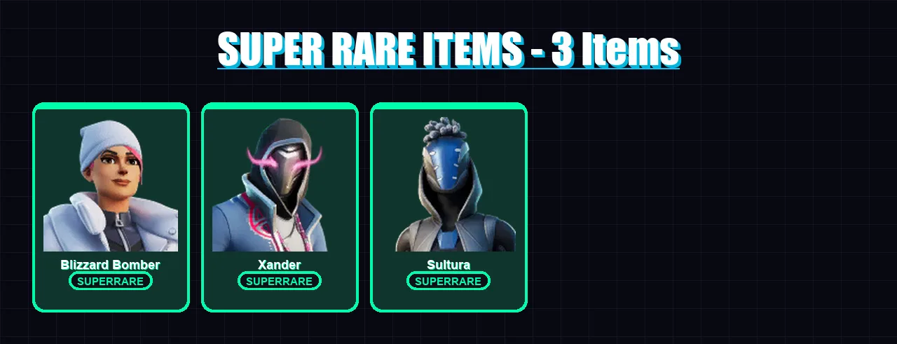[PC/XBOX] | Blizzard Bomber | Xander | Sultura | Snap | The Origin | 79 skin | 105 pickaxe | 90 emote | 76 glider | Lv1211