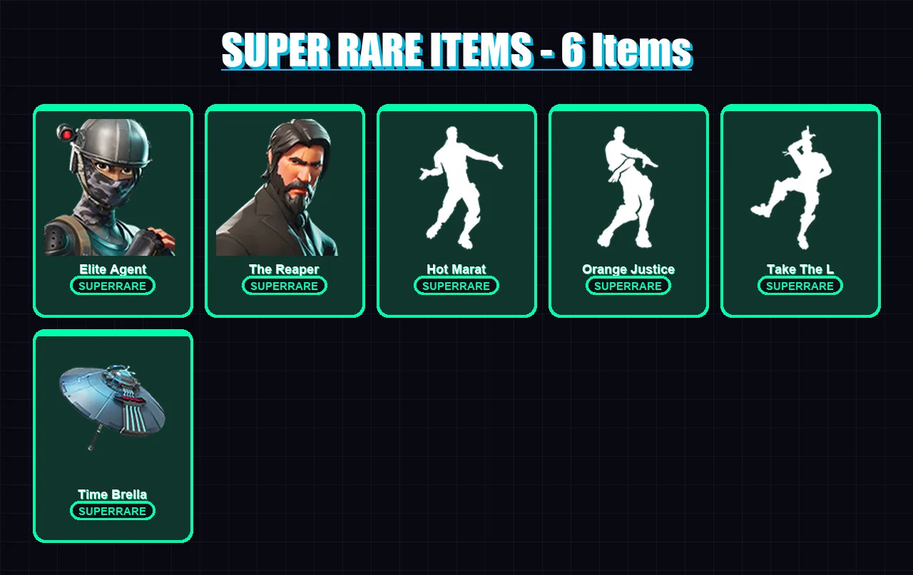 [PC/PSN] | Elite Agent | The Reaper | Love Ranger | Power Chord | Battle Hound | 14 skin | 15 pickaxe | 27 emote | 16 glider | Lv231