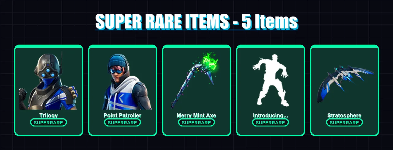 [PS4/PS5/XBOX/PC] | Trilogy | Point Patroller | Fade | Deadpool | Gear Specialist Maya | 22 skin | 19 pickaxe | 21 emote | 19 glider | Lv167