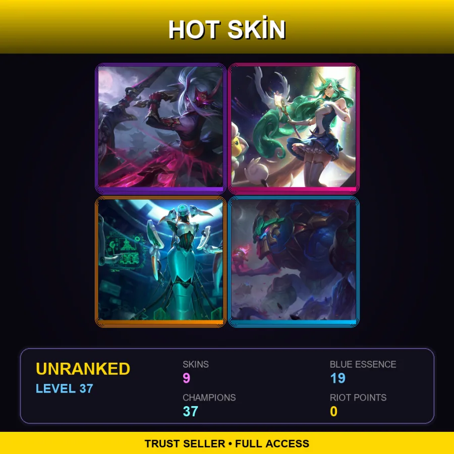 LAN | Lv37 | Unranked | 9 Skin | 37 Champ — Worldbreaker Maokai