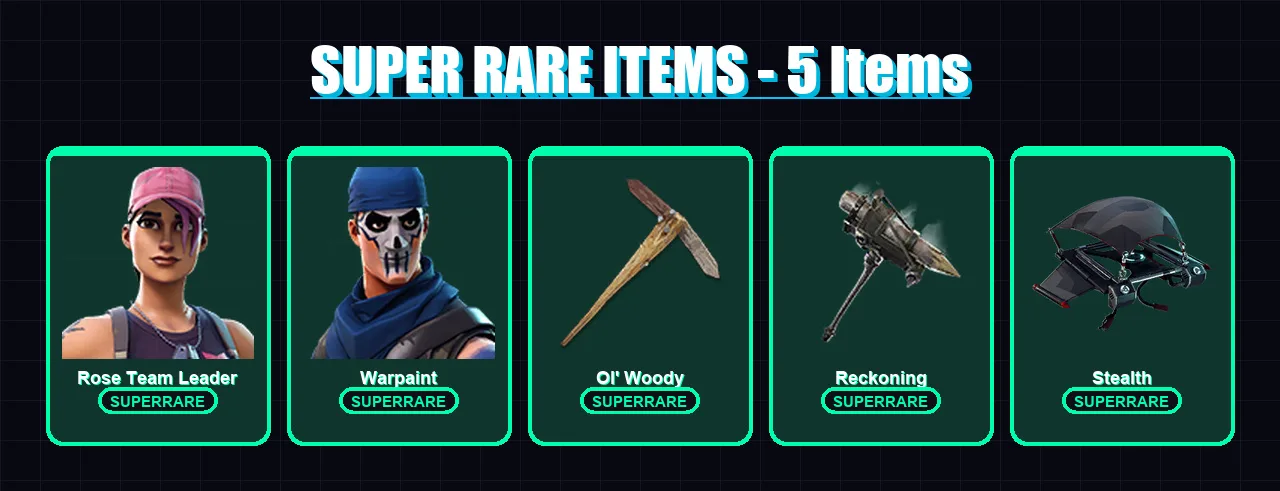 [PC/PSN] | Rose Team Leader | Warpaint | Zeus | Wild Card | Kymera | 96 skin | 115 pickaxe | 93 emote | 111 glider | Lv1443