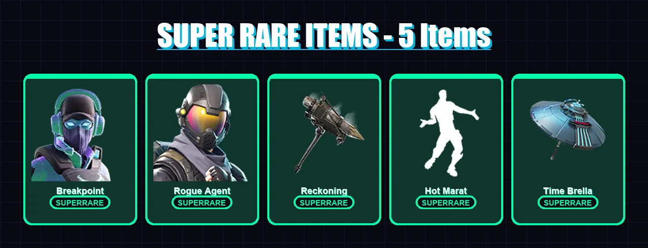 [PC/XBOX] | Breakpoint | Rogue Agent | Vendetta | Ronin | The Origin | 110 skin | 115 pickaxe | 113 emote | 108 glider | Lv1865 — Fortnite account