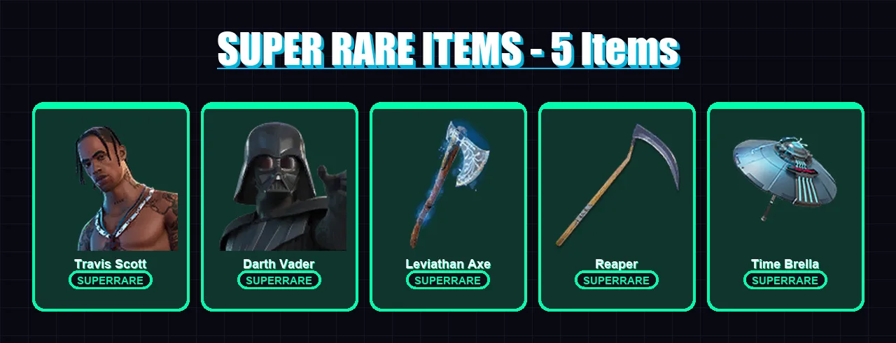 [PC/XBOX/PSN] | Travis Scott | Darth Vader | Joey | Vi | Spire Assassin | 254 skin | 274 pickaxe | 185 emote | 201 glider | Lv3608