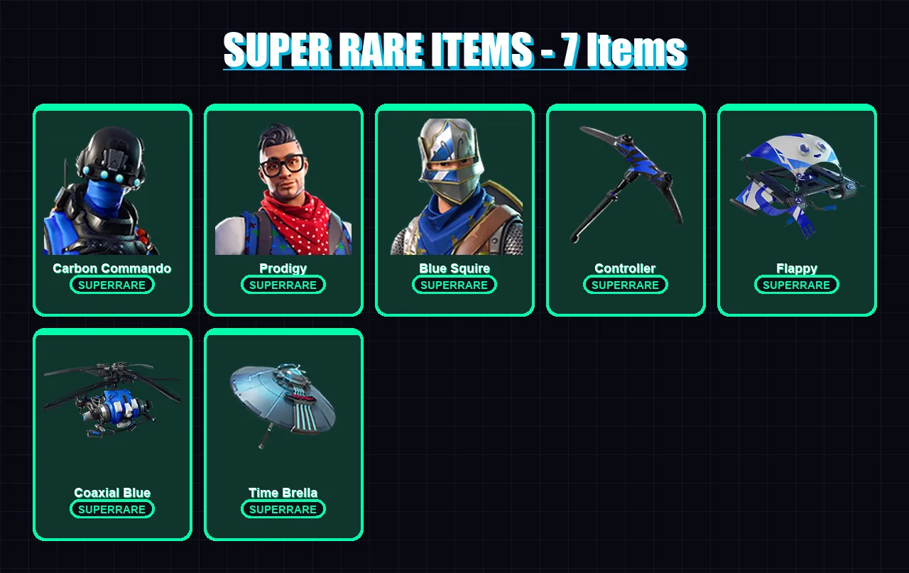 [PS4/PS5/XBOX/PC] | Carbon Commando | Prodigy | Blue Squire | Fusion | Catalyst | 87 skin | 77 pickaxe | 80 emote | 89 glider | Lv1242 — Game account