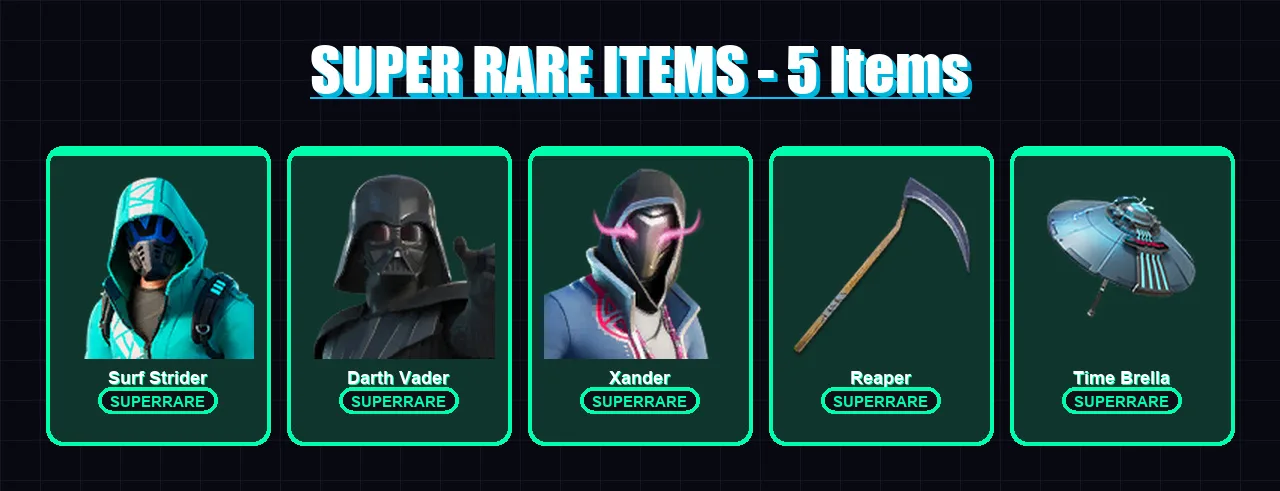 [PC/PSN] | Surf Strider | Darth Vader | Xander | Renzo the Destroyer | Malik | 187 skin | 218 pickaxe | 164 emote | 163 glider | Lv2632