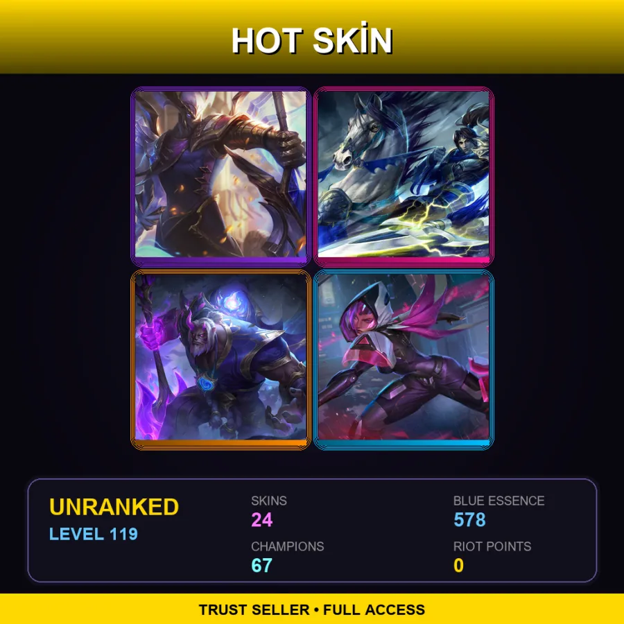 ME | Lv119 | Unranked | 24 Skin | 67 Champ