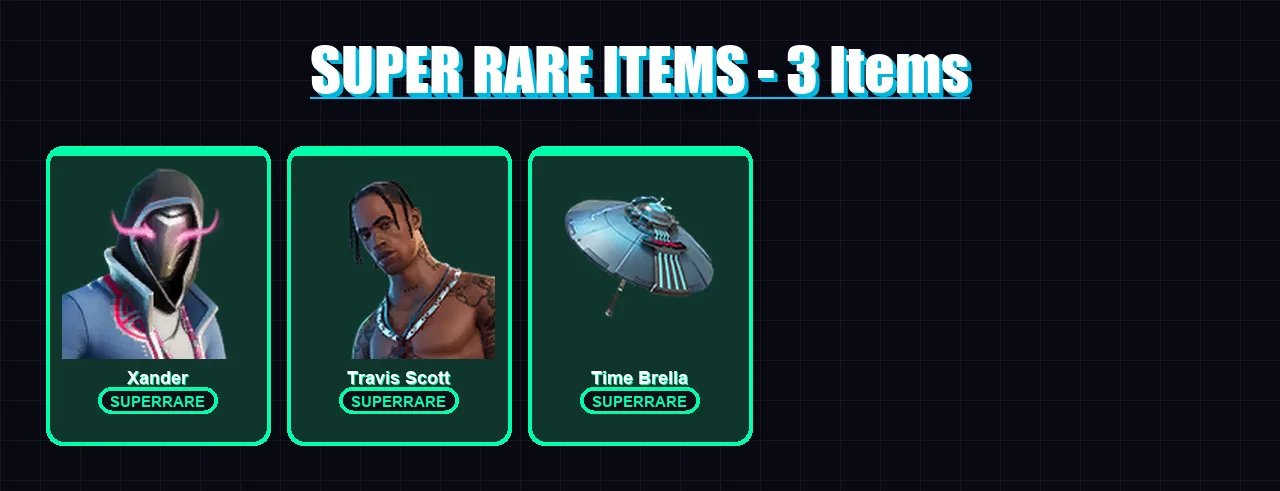 [PS4/PS5/PC] | Xander | Travis Scott | Kado Thorne | Deadpool | Rox | 105 skin | 129 pickaxe | 124 emote | 121 glider | Lv2219