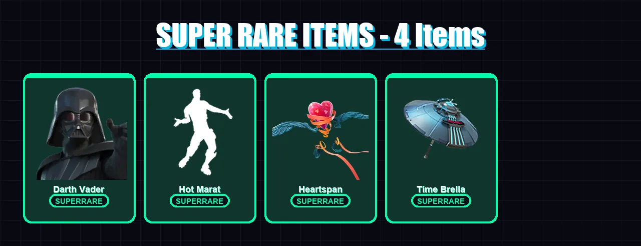 [PC/XBOX/PSN] | Darth Vader | Malik | Blackheart | Inferno | Paradigm (Reality-659) | 46 skin | 53 pickaxe | 51 emote | 47 glider | Lv668
