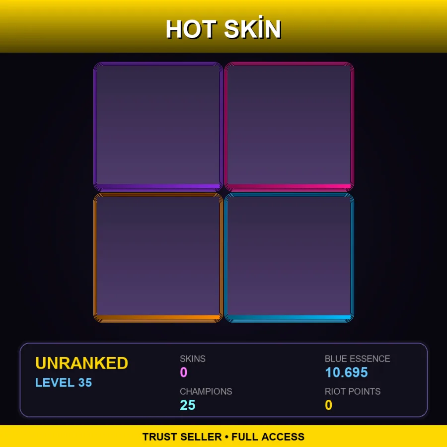 EUNE | Lv35 | Unranked | 0 Skin | 25 Champ