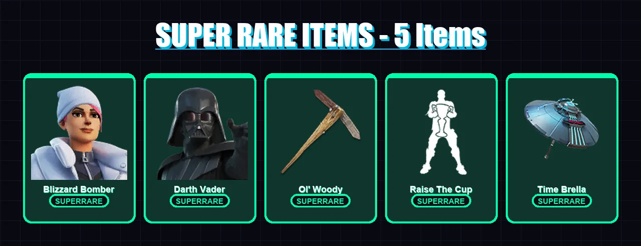 [PC/XBOX] | Blizzard Bomber | Darth Vader | Mandalorian | Malik | Spire Assassin | 116 skin | 158 pickaxe | 97 emote | 116 glider | Lv1795