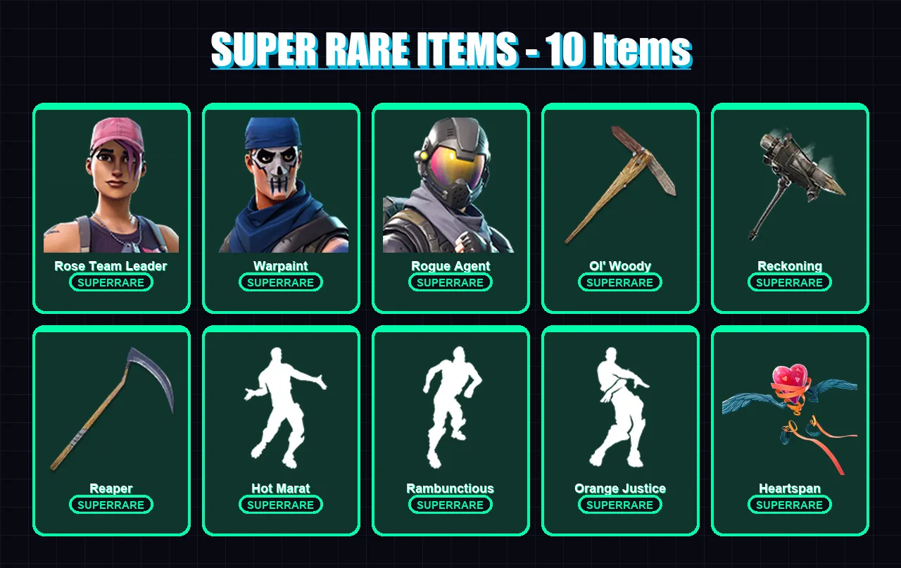 [PC/XBOX/PSN] | Rose Team Leader | Warpaint | Rogue Agent | Drift | Zenith | 27 skin | 24 pickaxe | 33 emote | 19 glider | Lv248 — Fortnite account
