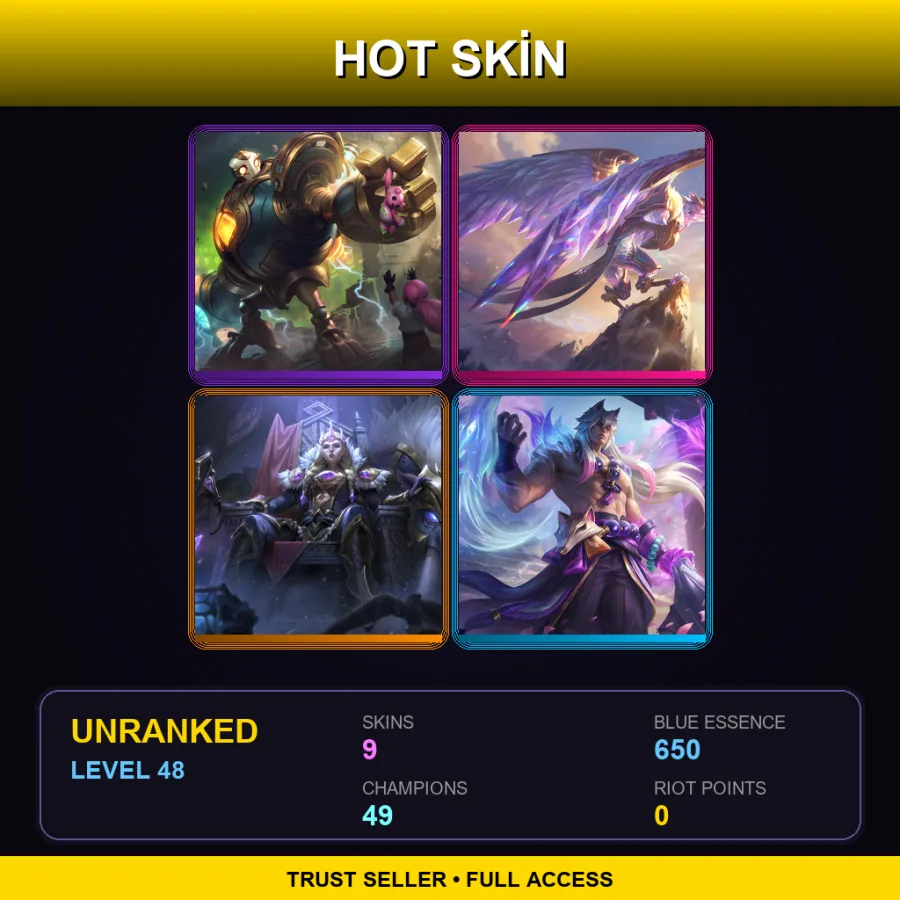 LAS | Lv48 | Unranked | 9 Skin | 49 Champ — Victorious Blitzcrank