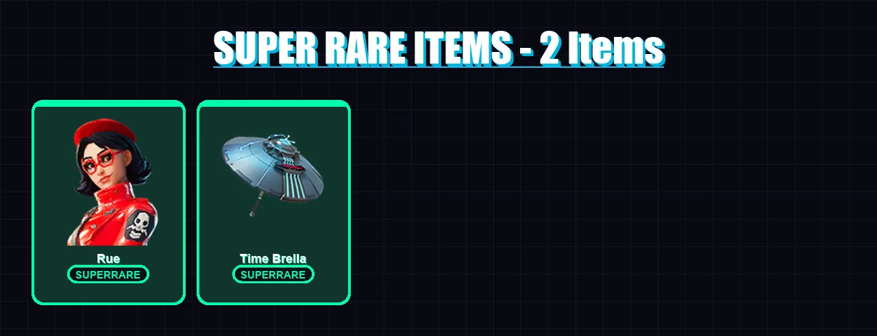 [PC] | Rue | The Ageless | Snap | Gear Specialist Maya | Joey | 110 skin | 120 pickaxe | 99 emote | 115 glider | Lv2070 — Fortnite account