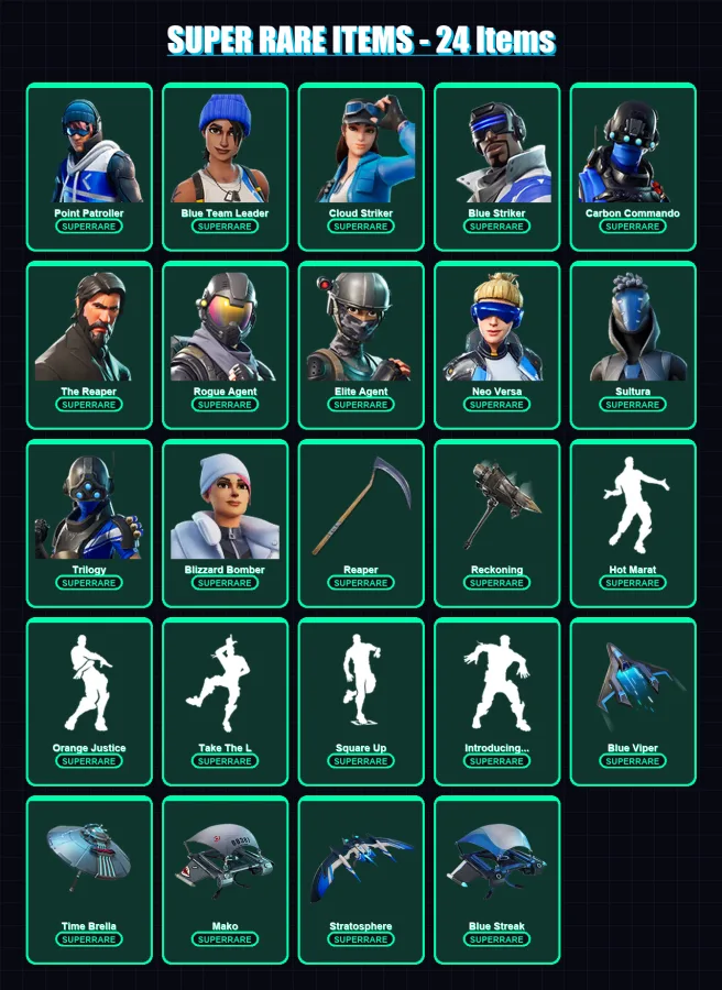 [PC/XBOX] | Point Patroller | Blue Team Leader | Cloud Striker | 113 skin | Lv2486