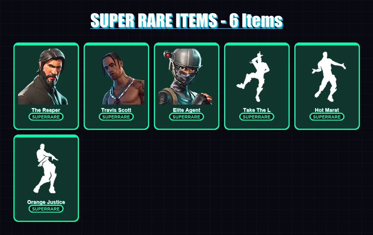 [PC/XBOX/PSN] | The Reaper | Travis Scott | Elite Agent | Midas | Carbide | 22 skin | 22 pickaxe | 30 emote | 27 glider | Lv400 — Fortnite account