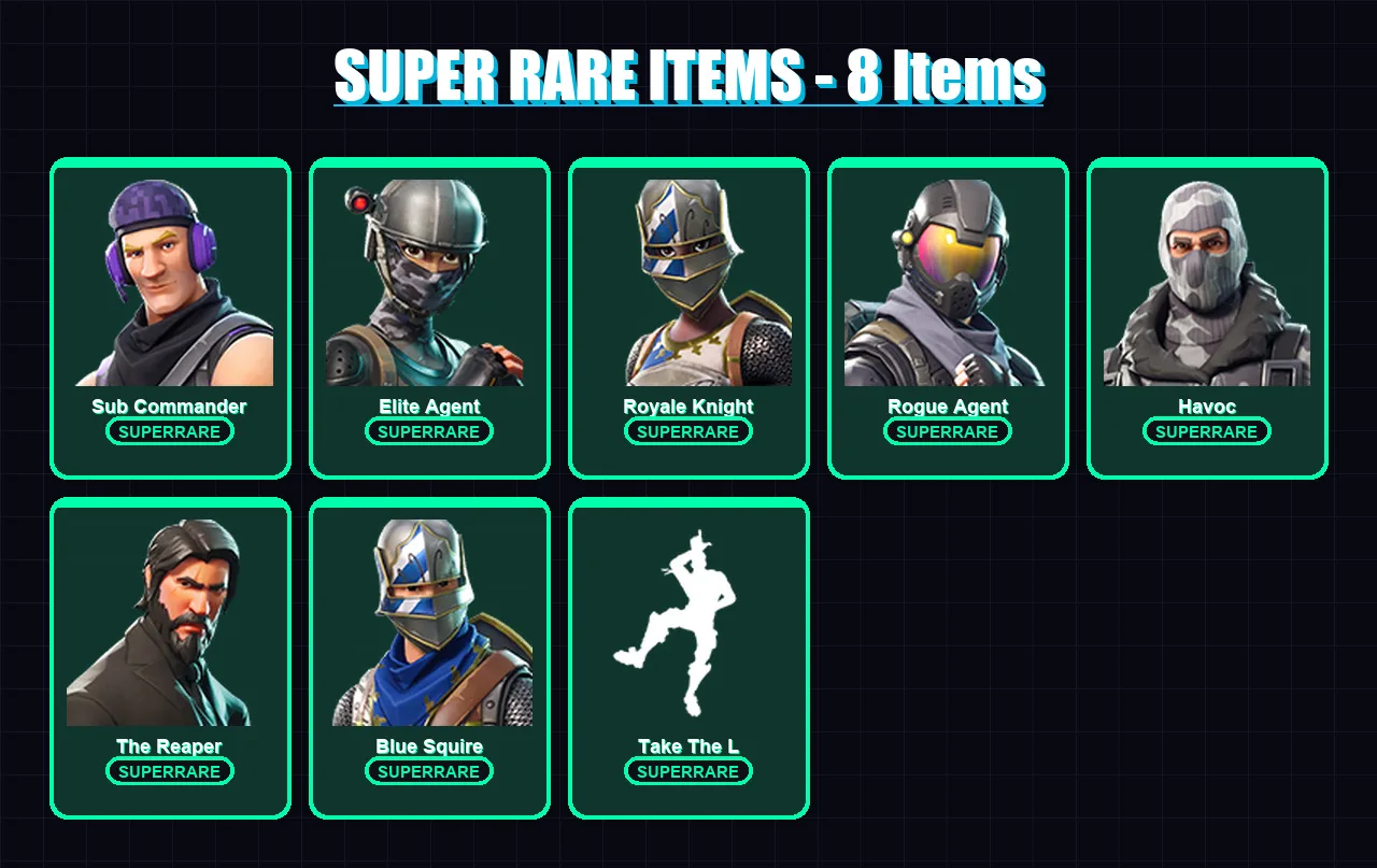 [PC/XBOX/PSN] | Sub Commander | Elite Agent | Royale Knight | Rogue Agent | Havoc | 19 skin | 10 pickaxe | 12 emote | 12 glider | Lv218 — Fortnite account