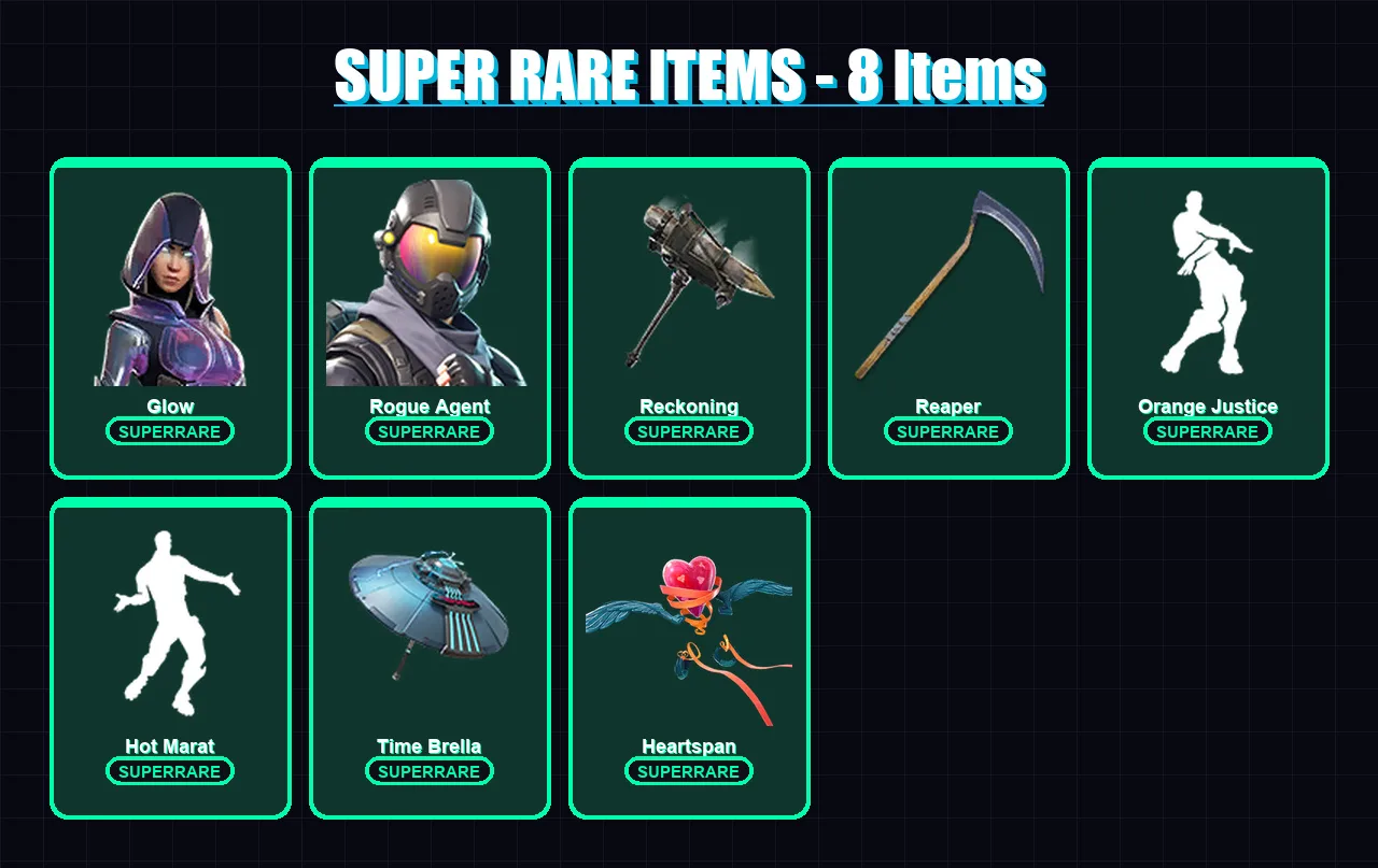 [PC/PSN] | Glow | Rogue Agent | Frozen Red Knight | Omega | Mandalorian | 126 skin | 129 pickaxe | 114 emote | 118 glider | Lv2544