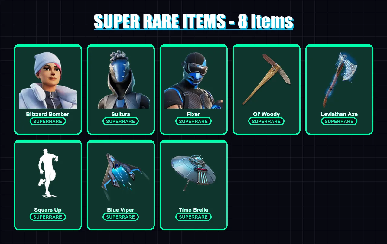 [PC/XBOX/PSN] | Blizzard Bomber | Sultura | Fixer | Joey | Ronin | 124 skin | 135 pickaxe | 120 emote | 92 glider | Lv1719 — Fortnite account
