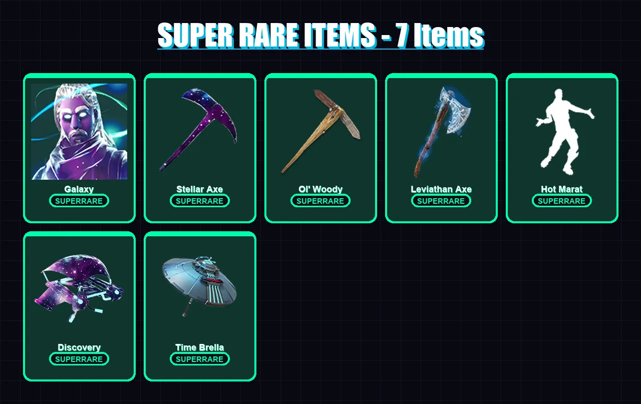 [PC/XBOX/PSN] | Galaxy | Valeria | Vendetta | Peter Griffin | Omegarok | 152 skin | 203 pickaxe | 169 emote | 131 glider | Lv2053