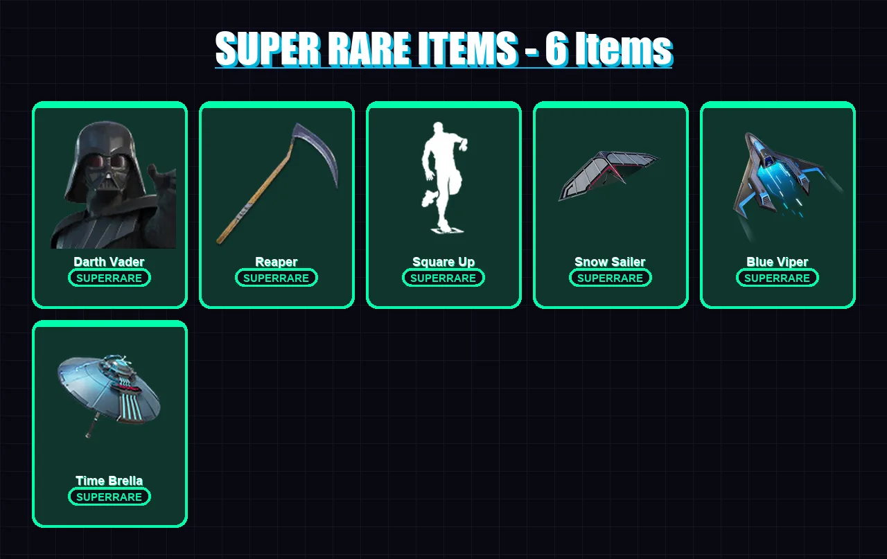 [PC] | Darth Vader | Nezumi | Omegarok | Twyn | Torin | 166 skin | 159 pickaxe | 166 emote | 134 glider | Lv2149