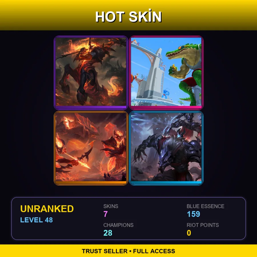BR | Lv48 | Unranked | 7 Skin | 28 Champ