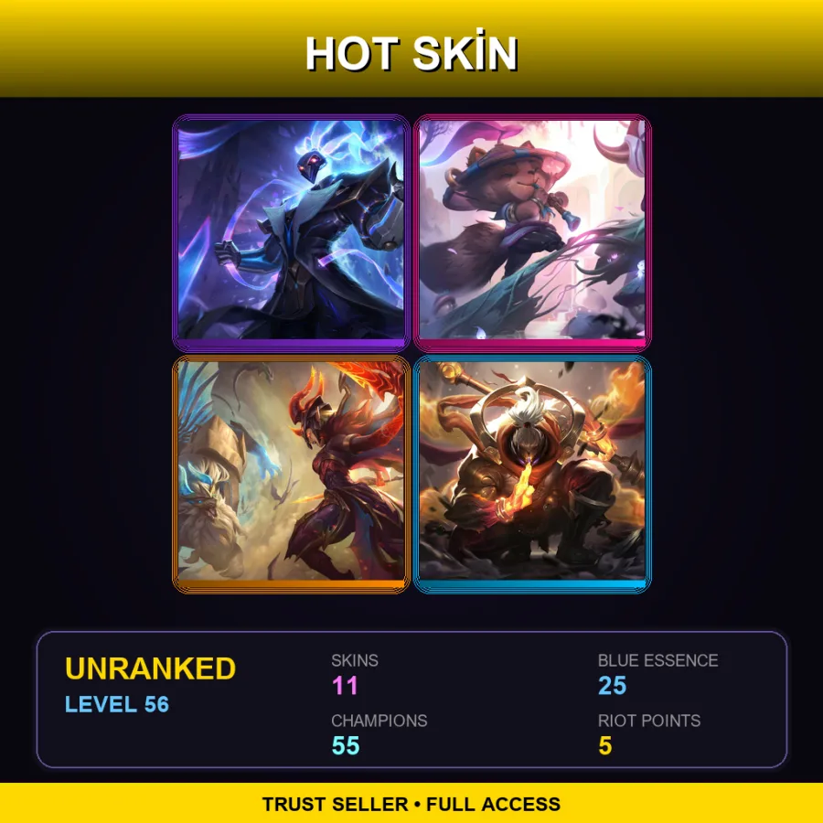 LAS | Lv56 | Unranked | 11 Skin | 55 Champ — Nutcracko