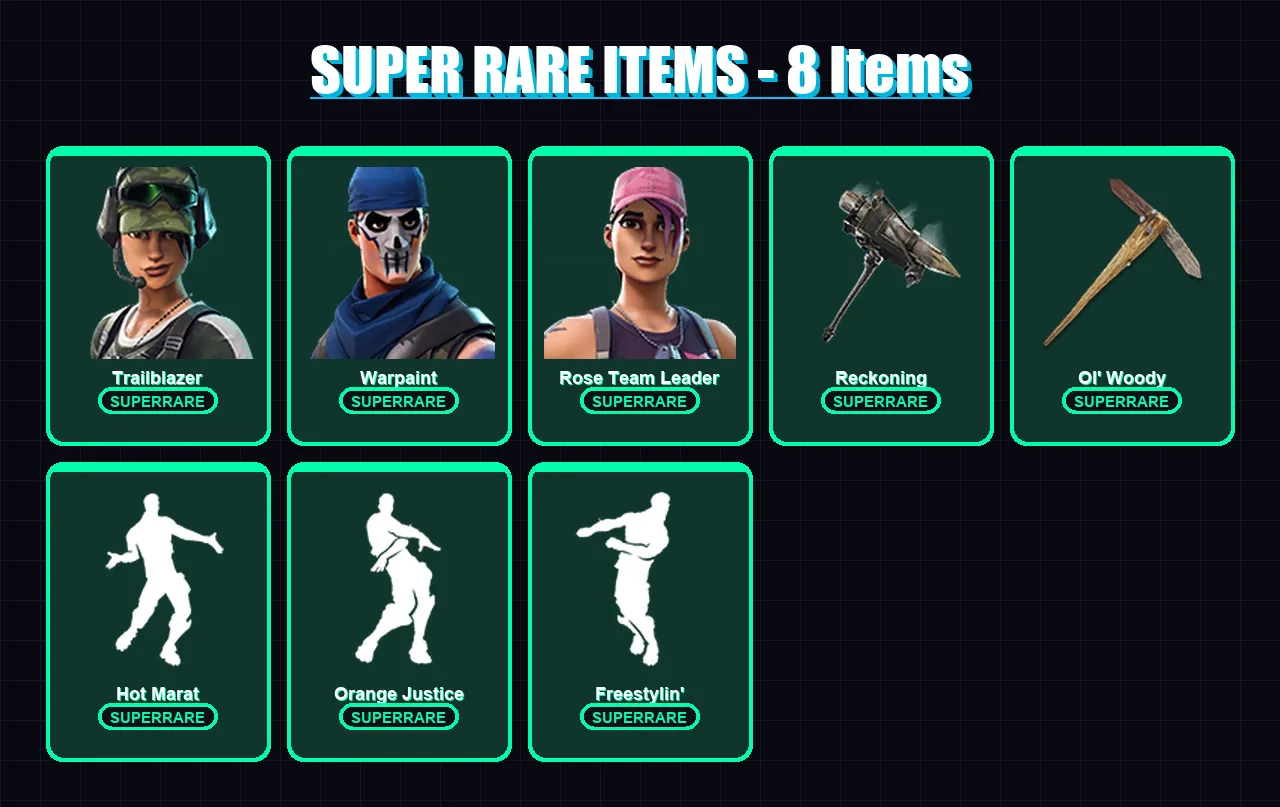 [PC/XBOX/PSN] | Omega | Trailblazer | Lynx | Calamity | Warpaint | 33 skin | 29 pickaxe | 56 emote | 35 glider | Lv493