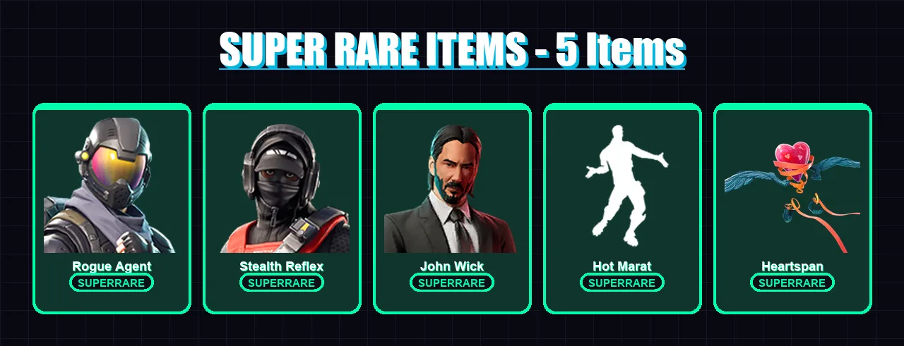 [PC/XBOX/PSN] | Rogue Agent | Stealth Reflex | John Wick | Ruin | Blackheart | 189 skin | 195 pickaxe | 163 emote | 111 glider | Lv1867