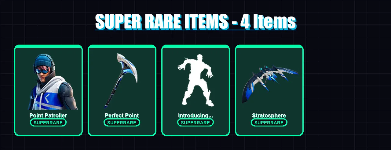 [PC/XBOX/PSN] | Point Patroller | Eternal Knight | Fade | Jules | Ocean | 20 skin | 23 pickaxe | 21 emote | 22 glider | Lv348